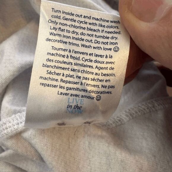 Stone Rose Men's Floral High Low Hem‎ Button Down Shirt White Gray Size Small - Picture 5 of 7